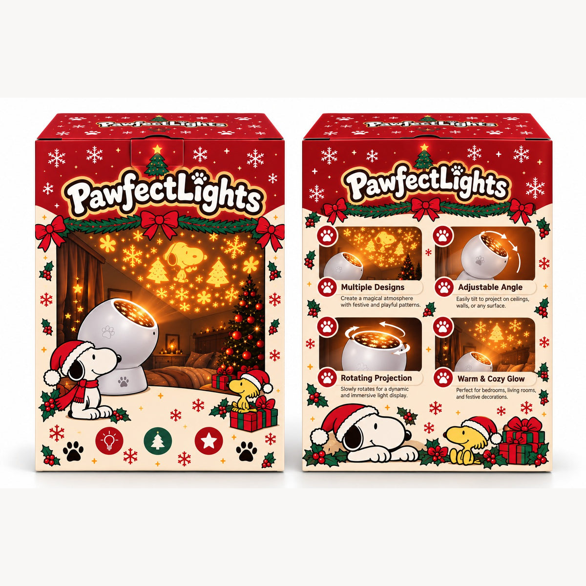 PawfectLights Cozy Christmas Light Projector